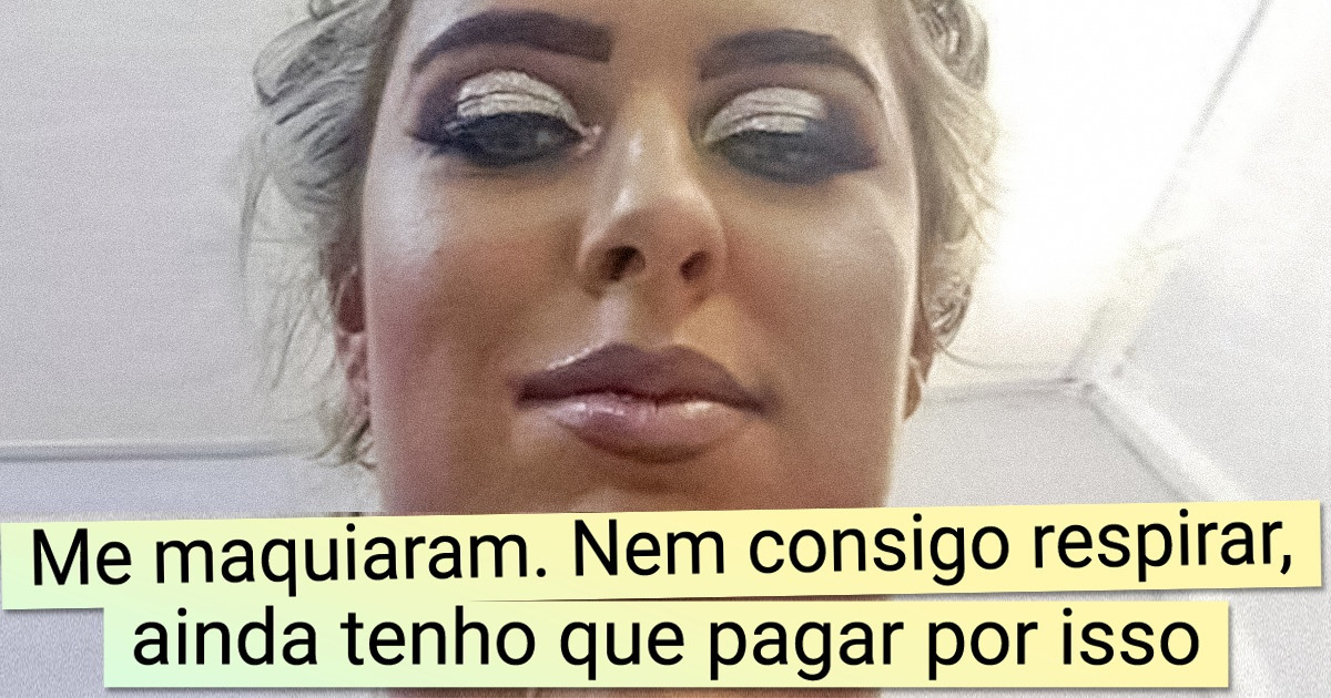 17 Mulheres que tiveram grandes decepções com maquiagens 17 Mulheres que tiveram grandes decepções com maquiagens