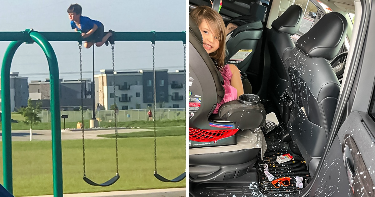 15+ Fotos que provam que crianças não são para os fracos de coração