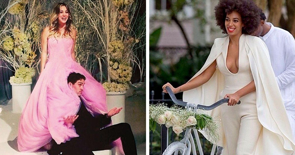 13 Vestidos originais e nada convencionais usados pelas famosas 13 Vestidos originais e nada convencionais usados pelas famosas