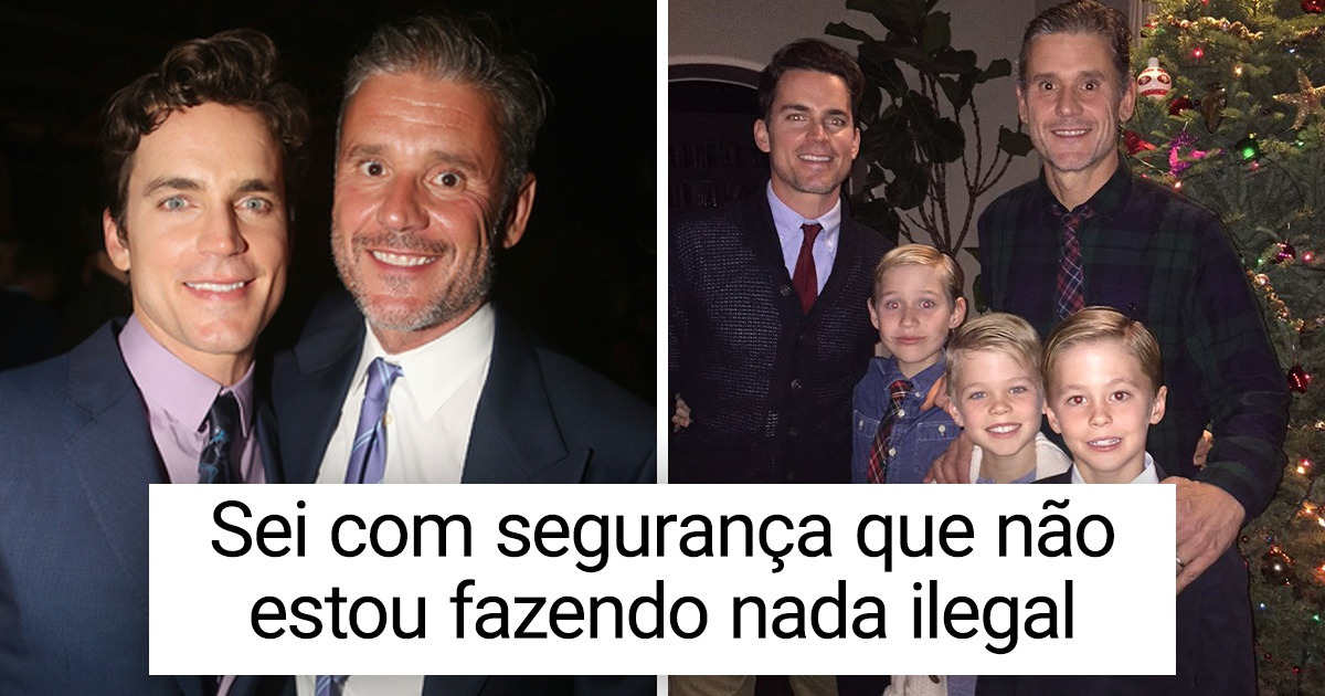 “Eu amo e respeito quem vocês são”, a história de Matt Bomer e sua família, cujo amor está acima de todas as coisas “Eu amo e respeito quem vocês são”, a história de Matt Bomer e sua família, cujo amor está acima de todas as coisas