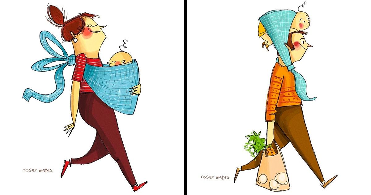 17 Ilustrações sinceras de uma artista que vê a maternidade com humor 17 Ilustrações sinceras de uma artista que vê a maternidade com humor