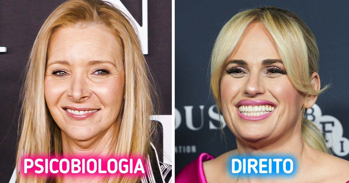 13 Famosos que além de bastante talentosos, têm uma formação acadêmica inesperada 13 Famosos que além de bastante talentosos, têm uma formação acadêmica inesperada