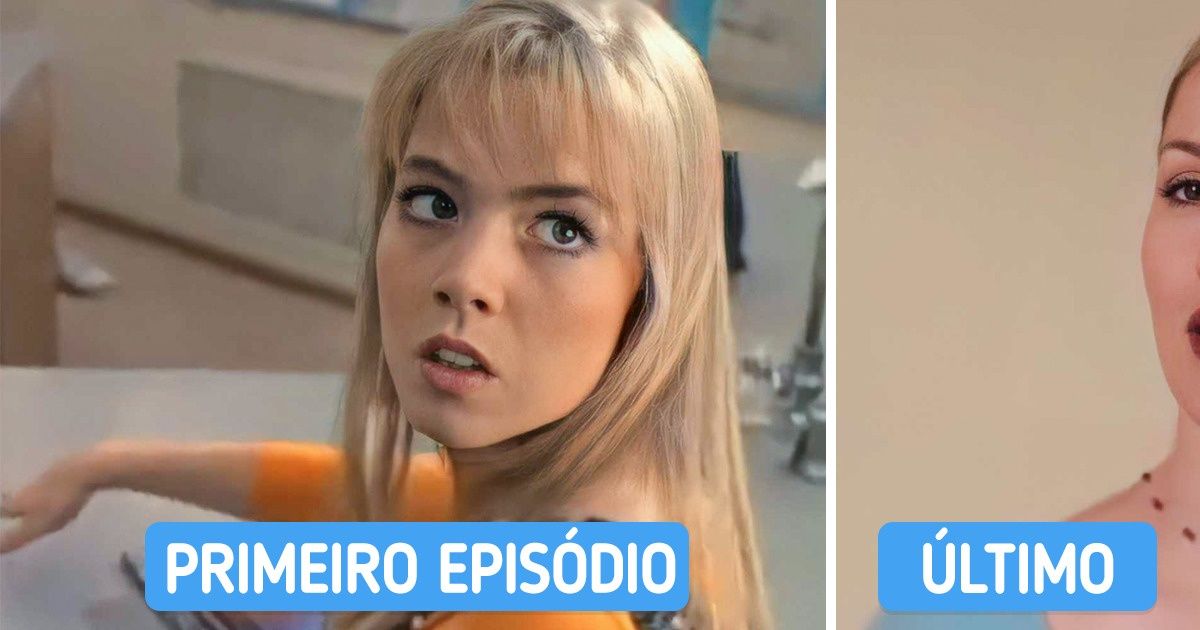 Comparamos 12 personagens icônicos de séries dos anos 90 e 2000, em seu primeiro e último episódios Comparamos 12 personagens icônicos de séries dos anos 90 e 2000, em seu primeiro e último episódios