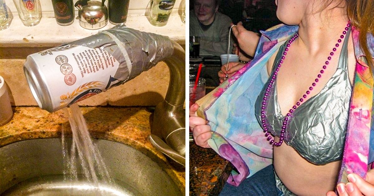 33 Pessoas que usam fita adesiva para consertar qualquer coisa... qualquer coisa MESMO