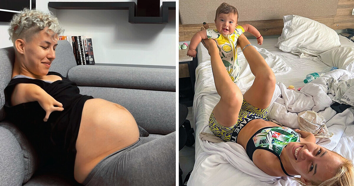 Pintora e paratleta, nascida sem os braços, dá um tempo na arte e no esporte para cuidar da filha Pintora e paratleta, nascida sem os braços, dá um tempo na arte e no esporte para cuidar da filha