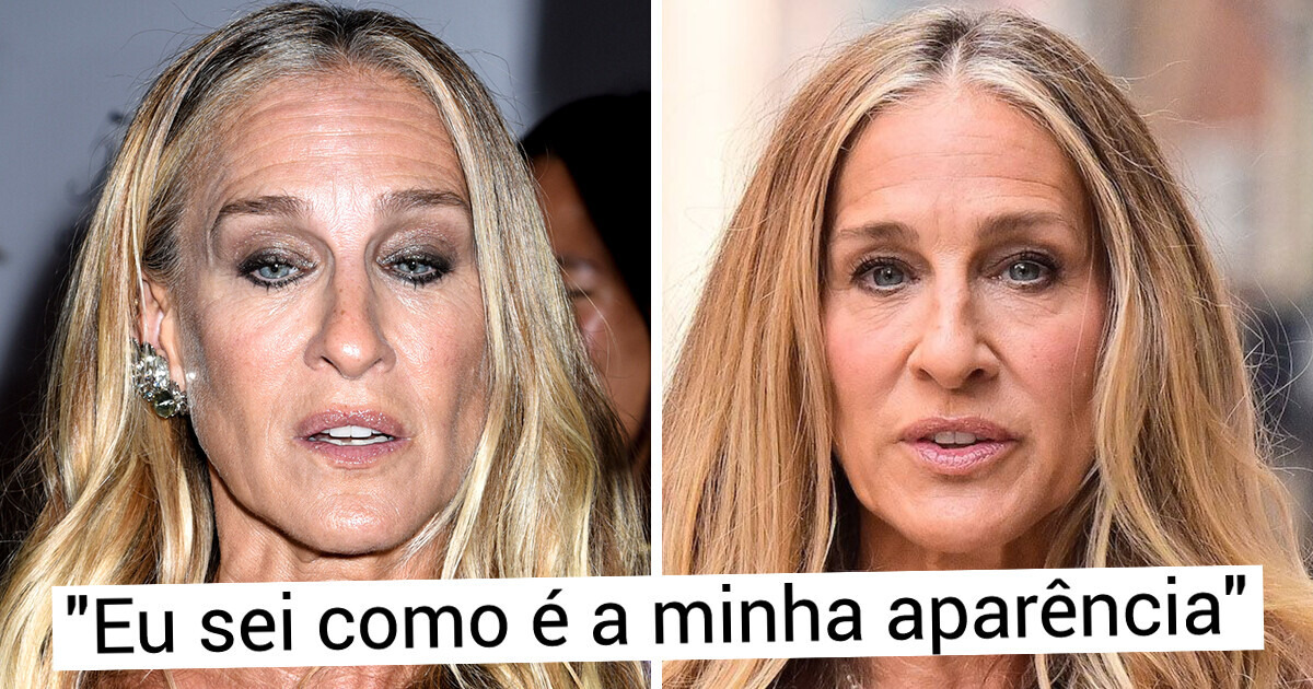 “Não tenho escolha”, Sarah Jessica Parker rebate comentários dizendo que ela não pode deter o envelhecimento