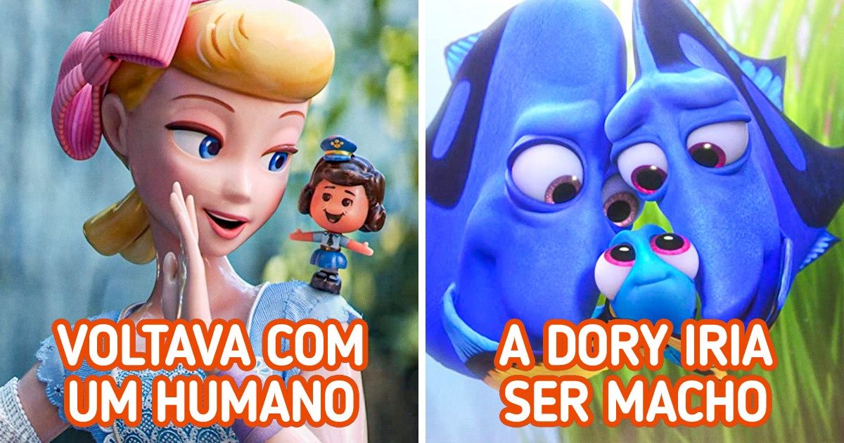 12 Filmes da Pixar que seriam irreconhecíveis se as ideias originais tivessem sido mantidas 12 Filmes da Pixar que seriam irreconhecíveis se as ideias originais tivessem sido mantidas
