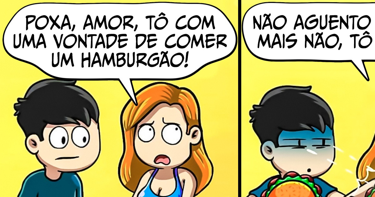 15 Quadrinhos divertidos sobre situações que qualquer casal pode viver