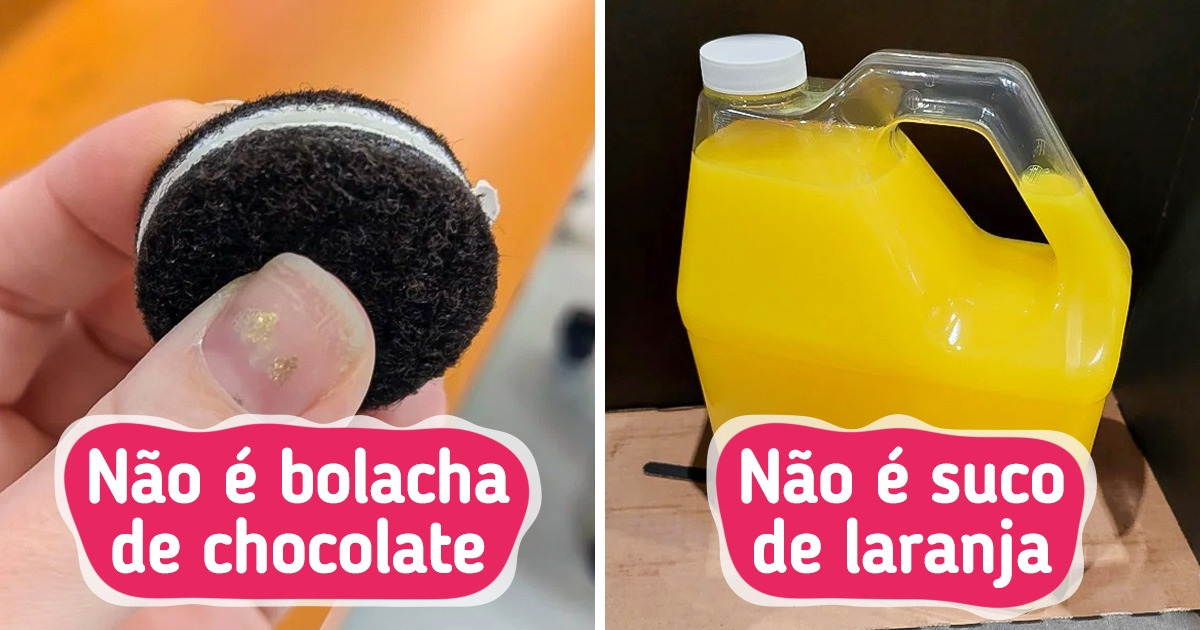 19 Objetos com formas tão apetitosas que podem confundir sua visão