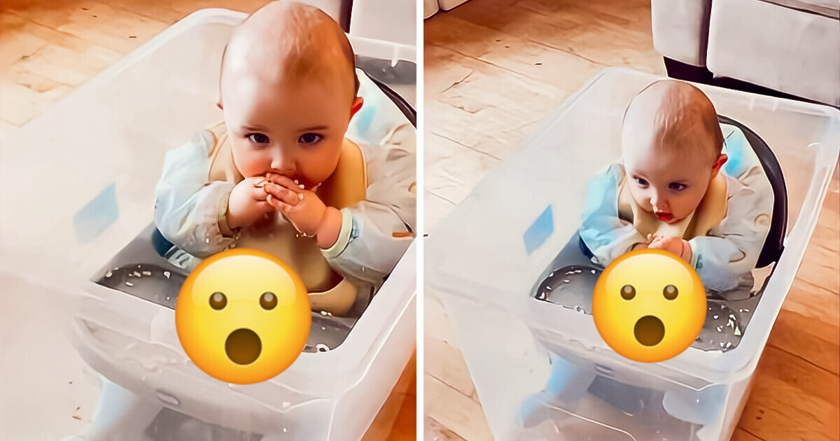 Mãe coloca bebê em pote de plástico e essa atitude controversa está dividindo opiniões