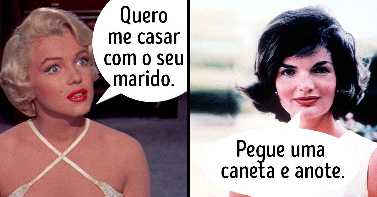 11 Famosos que usaram toda sua genialidade numa situação incômoda 11 Famosos que usaram toda sua genialidade numa situação incômoda