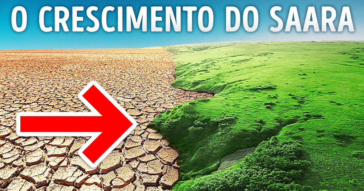 O Saara está crescendo e lentamente incorporando áreas verdes