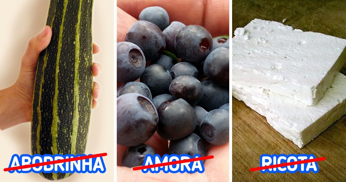 9 Produtos culinários que muitos confundem, mas você não se enganará nunca mais