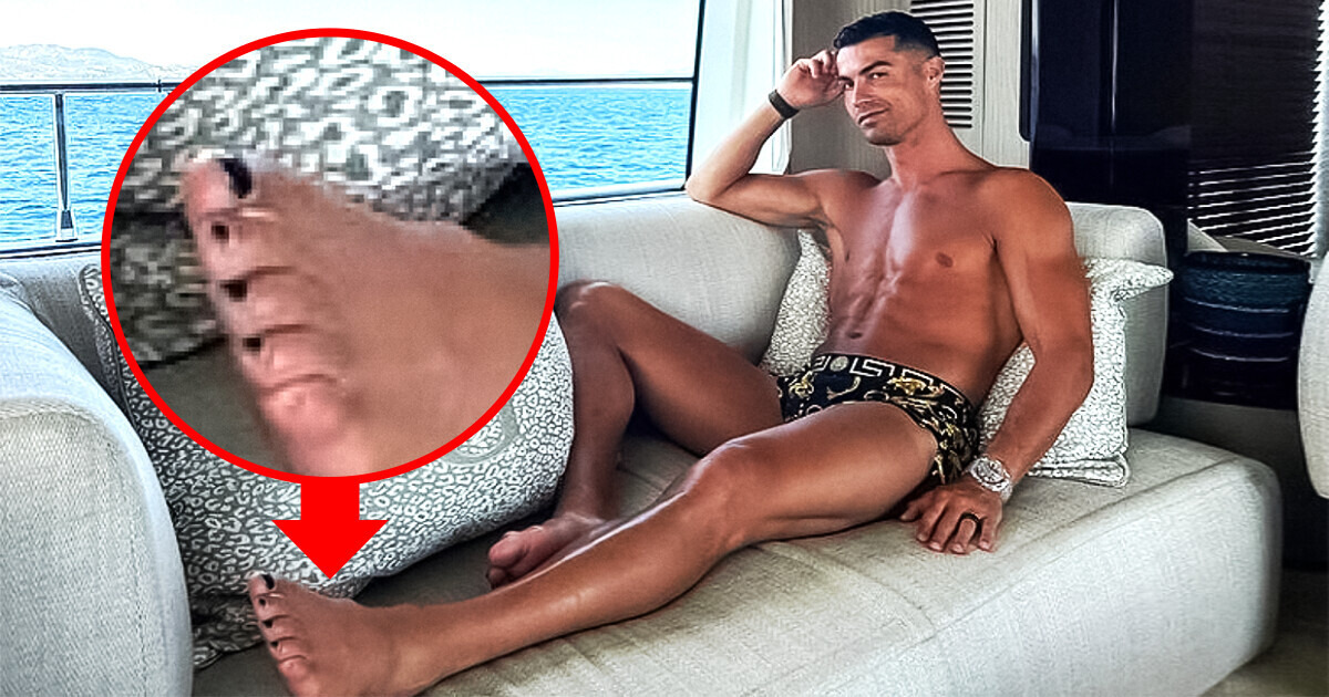 A intrigante razão pela qual Cristiano Ronaldo pinta de preto as unhas dos pés A intrigante razão pela qual Cristiano Ronaldo pinta de preto as unhas dos pés