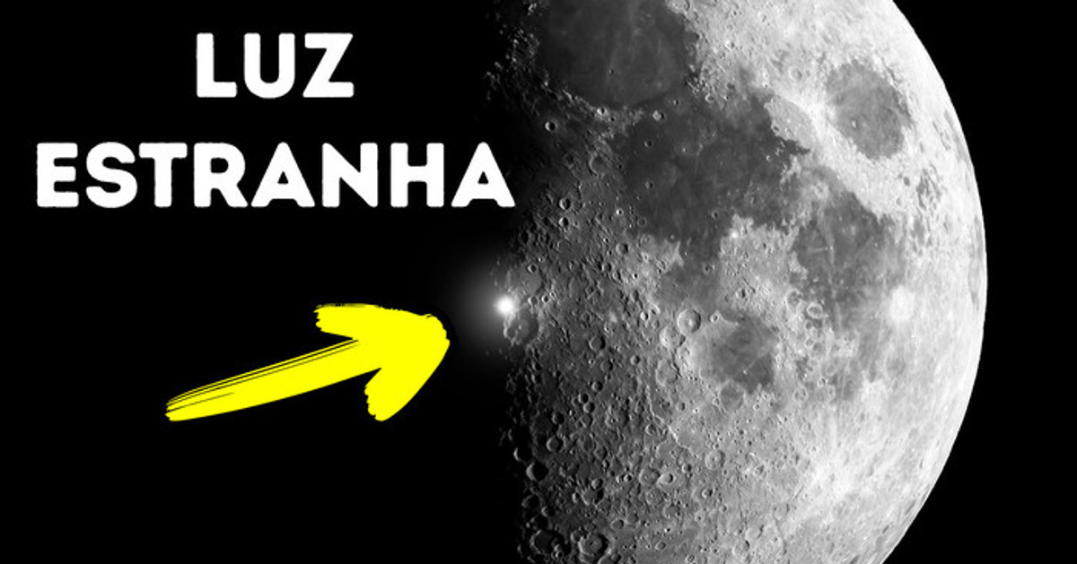 Tem alguma coisa piscando na Lua, mas ninguém sabe o que é