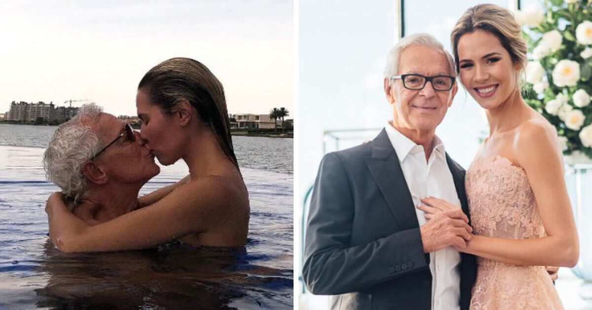 A história da modelo de 30 anos que se casou com um milionário de 73 anos por amor A história da modelo de 30 anos que se casou com um milionário de 73 anos por amor