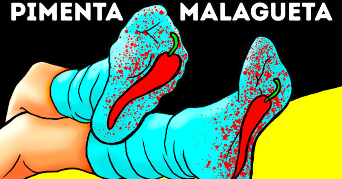 Se não conseguir dormir à noite, coloque pimenta malagueta nos pés