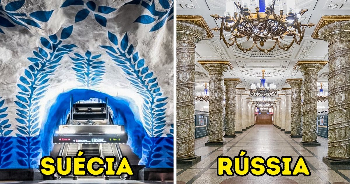23 Lugares incríveis que são, na verdade, estações de metrô 23 Lugares incríveis que são, na verdade, estações de metrô