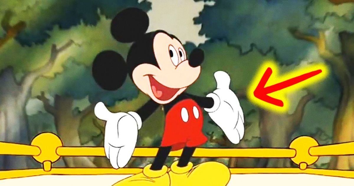 Por que os personagens da Disney usam luvas brancas?