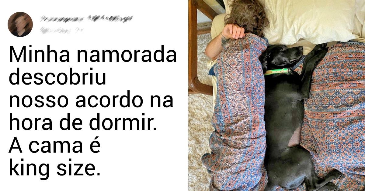 16 Fotos de pessoas que foram flagradas dormindo com seus animais de estimação