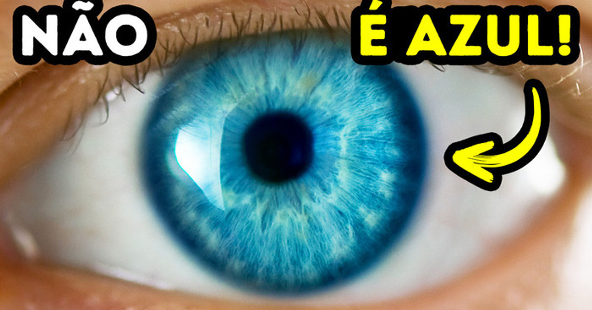 É por isso que os olhos azuis são apenas uma ilusão