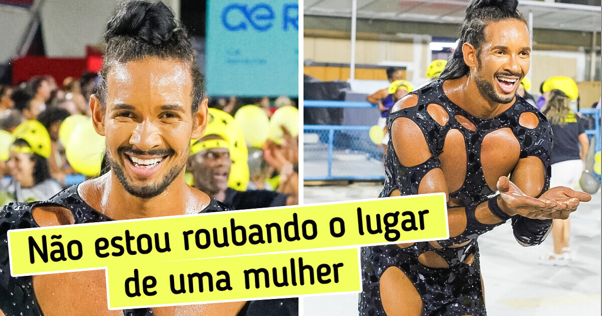 Com 2 metros de altura, o primeiro rei da bateria está revolucionando o Carnaval