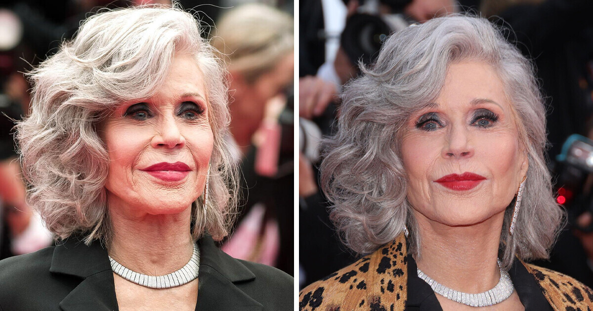 “Ela parece fabulosa, à distância...” Aos 86, Jane Fonda desafia o tempo com sua beleza no Festival de Cannes e gera controvérsias “Ela parece fabulosa, à distância...” Aos 86, Jane Fonda desafia o tempo com sua beleza no Festival de Cannes e gera controvérsias