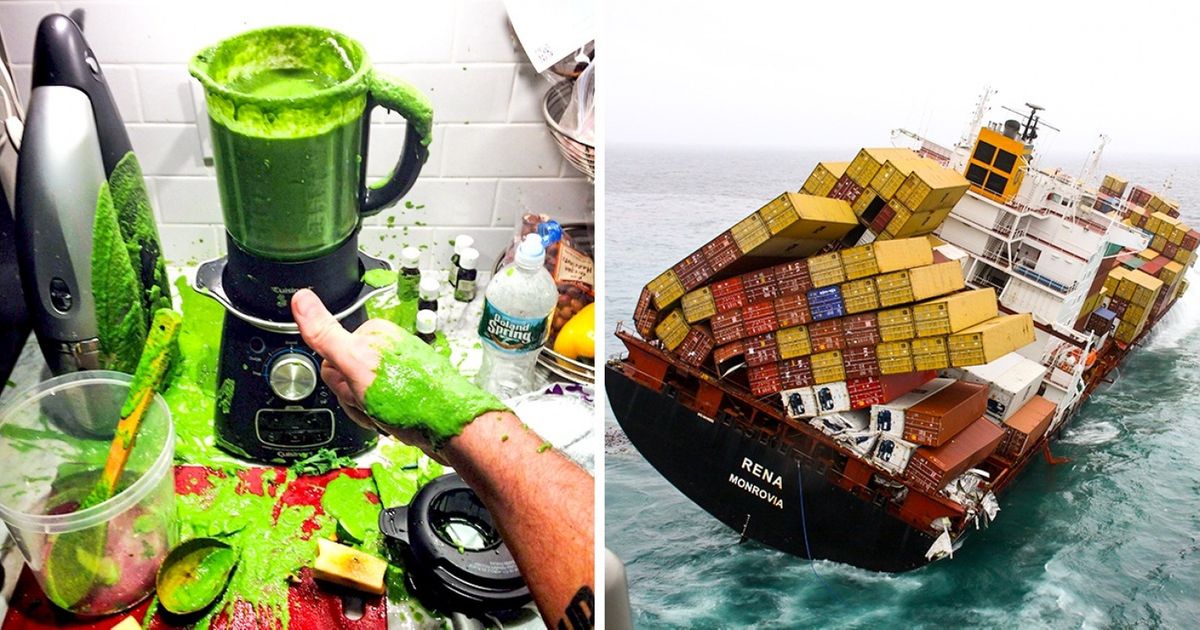 20 Fotos na hora exata em que acontecia uma desgraça