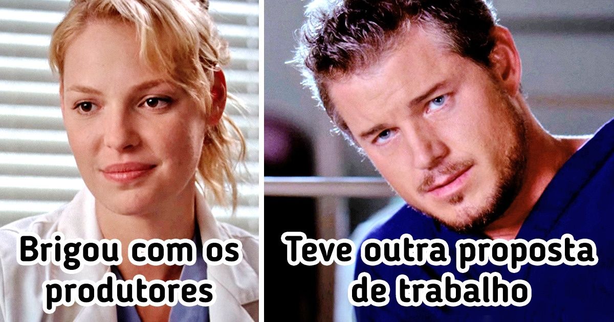 12 Atores que abandonaram “Grey’s Anatomy” e os motivos que os levaram a isso 12 Atores que abandonaram “Grey’s Anatomy” e os motivos que os levaram a isso
