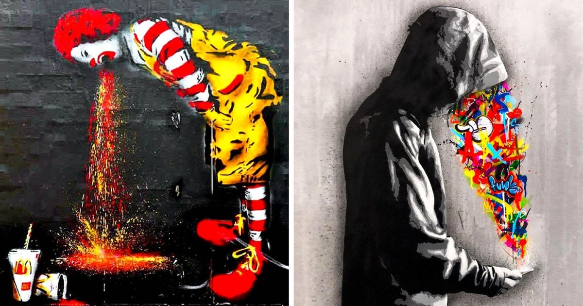 Em 20 grafites, artistas urbanos tratam de problemas atuais