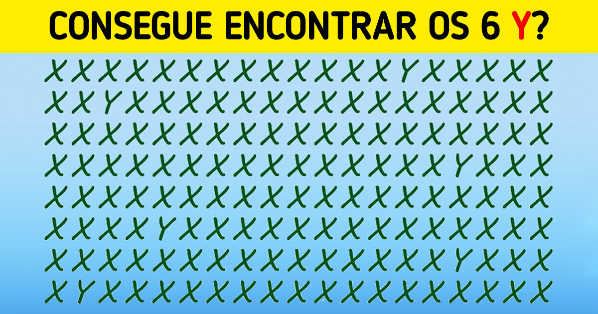 Teste: 16 Desafios para colocar à prova suas habilidades de observação Teste: 16 Desafios para colocar à prova suas habilidades de observação