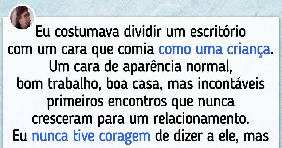 20+ Internautas revelam os hábitos de pessoas com quem convivem que as fazem perder a paciência 20+ Internautas revelam os hábitos de pessoas com quem convivem que as fazem perder a paciência