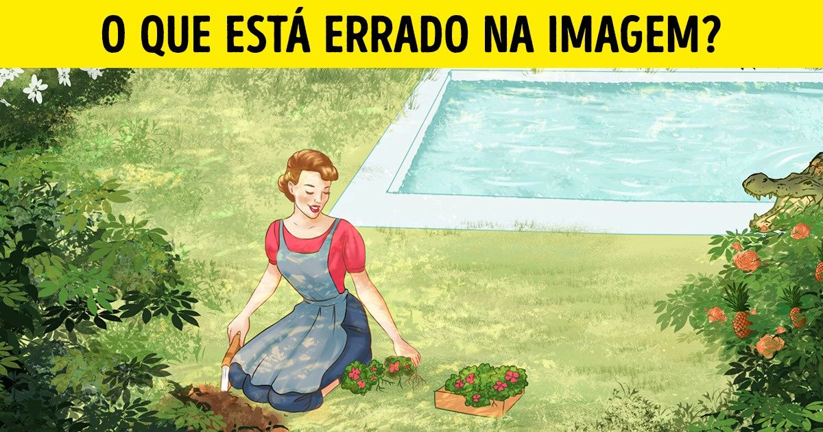 Teste: desafie seu poder de observação encontrando todos os erros nestas 11 imagens Teste: desafie seu poder de observação encontrando todos os erros nestas 11 imagens