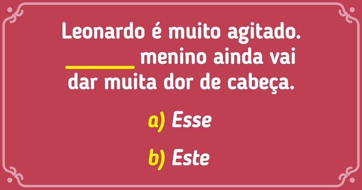 Teste: comprove o quão bom você é em ortografia com estas 20 charadas