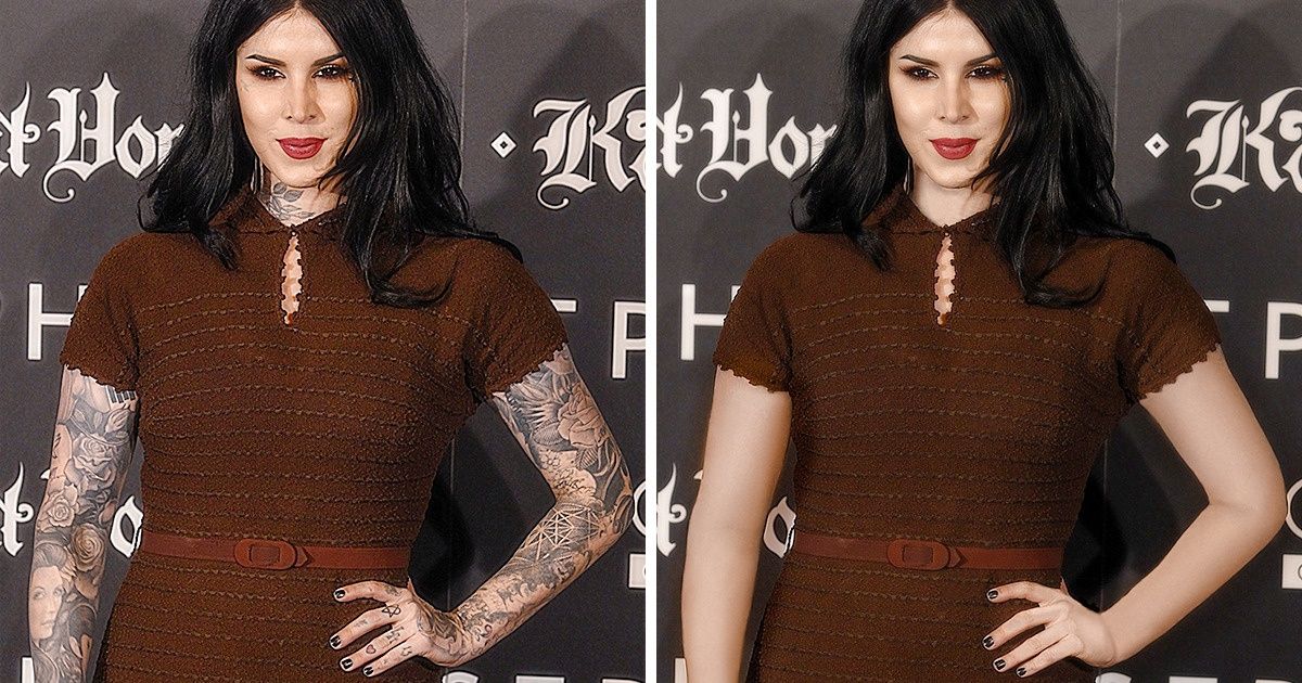 Como ficariam 16 famosos sem as suas tatuagens Como ficariam 16 famosos sem as suas tatuagens