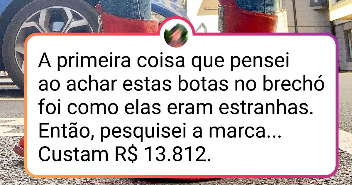 Internautas compartilharam seus achados incríveis em brechós — e o melhor: a preço de banana Internautas compartilharam seus achados incríveis em brechós — e o melhor: a preço de banana