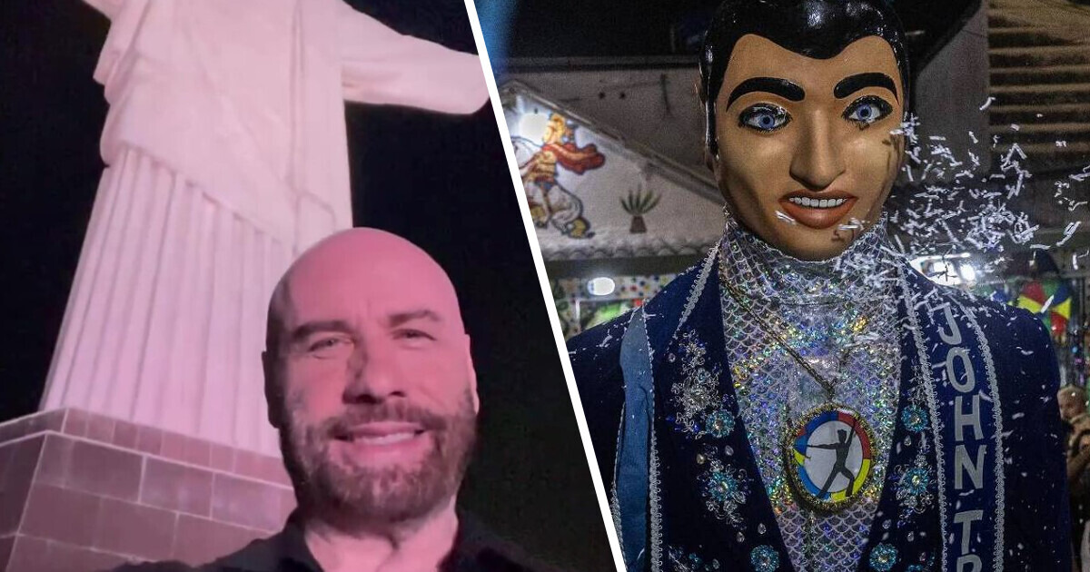 John Travolta comemora aniversário no Brasil após 40 anos de homenagens no Carnaval de Olinda