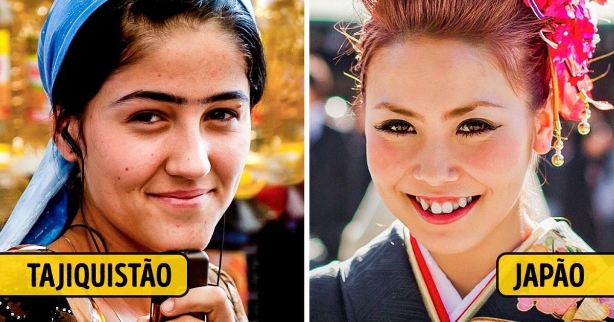 8 características diferentes que alguns países acham lindo