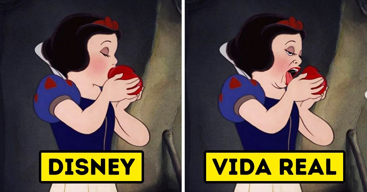Artista mostra como as princesas da Disney viveriam se levassem uma vida comum Artista mostra como as princesas da Disney viveriam se levassem uma vida comum