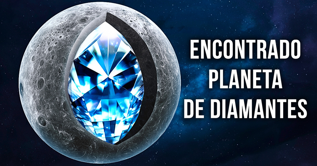 Os cientistas encontraram uma Superterra feita de diamantes