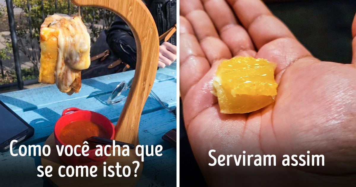 18 Restaurantes cuja criatividade para servir pratos passou dos limites
