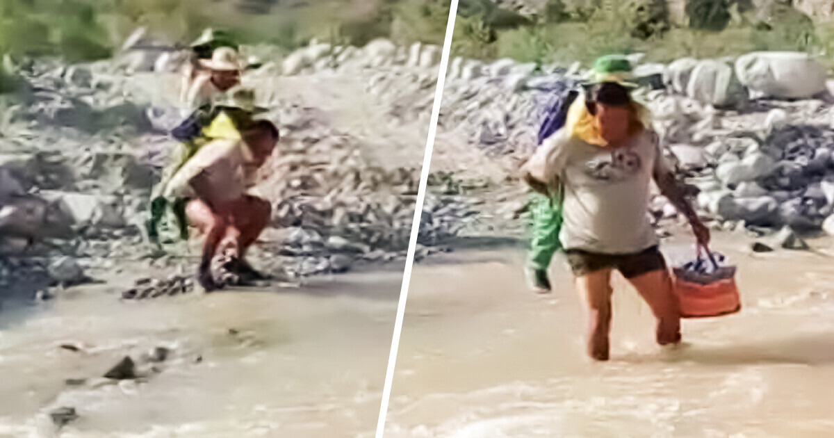 Esse professor desafia qualquer obstáculo para garantir que seus alunos cheguem à escola Esse professor desafia qualquer obstáculo para garantir que seus alunos cheguem à escola