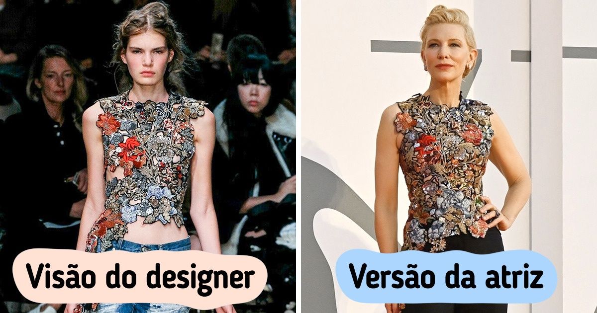 16 Roupas que aparentaram completamente diferentes ao serem usadas por atrizes famosas fora das passarelas
