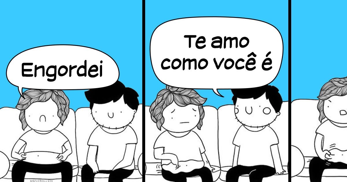 15 Comics sobre a simplicidade da felicidade humana nos relacionamentos 15 Comics sobre a simplicidade da felicidade humana nos relacionamentos