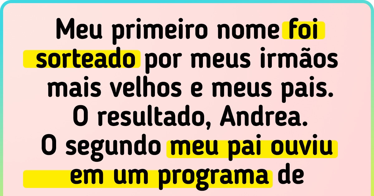 20 Pessoas que estavam realmente inspiradas na hora em que escolheram o nome de seus filhos 20 Pessoas que estavam realmente inspiradas na hora em que escolheram o nome de seus filhos