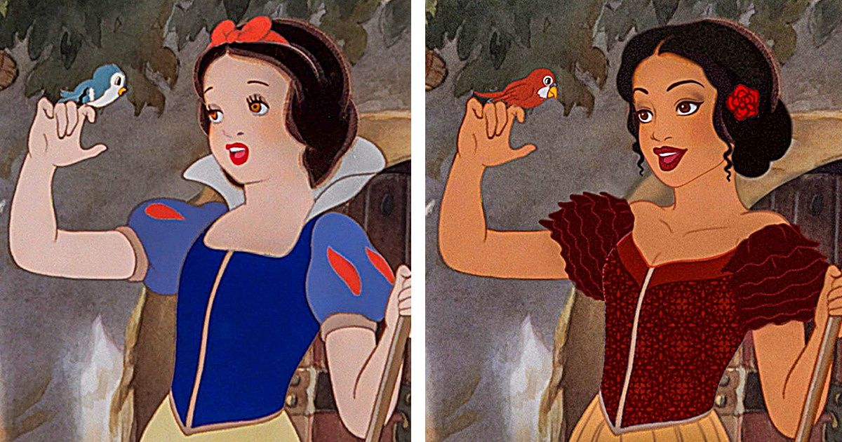 Artista mostra como seriam as princesas da Disney se elas fossem de etnias diferentes Artista mostra como seriam as princesas da Disney se elas fossem de etnias diferentes