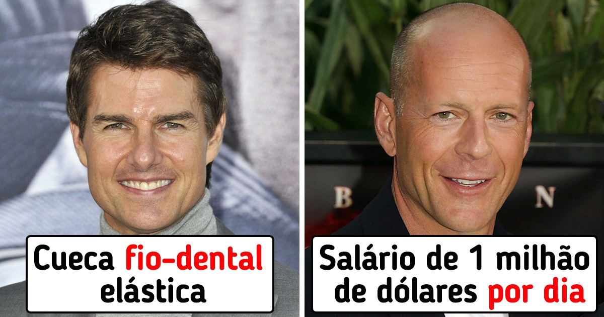 10 Celebridades que fizeram exigências incomuns antes de aceitar determinado papel