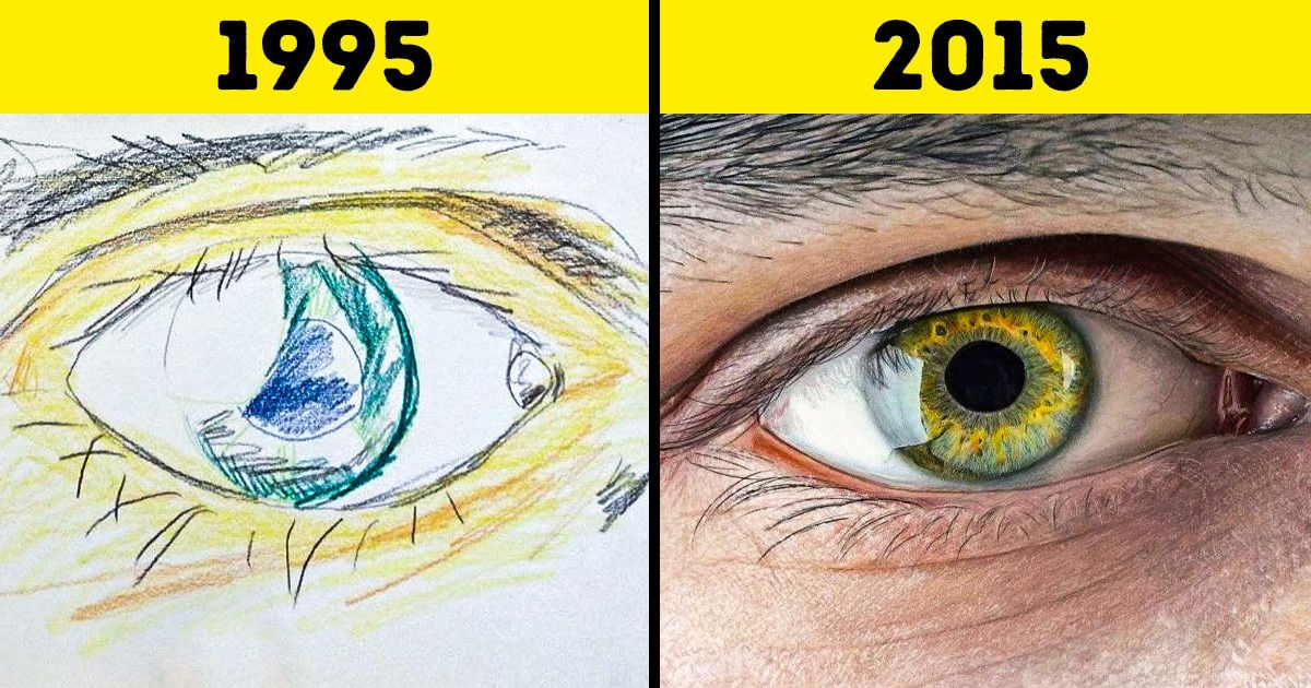 Artista norueguês desenha com sal, lápis, areia e até fogo e mostra que a prática leva à perfeição