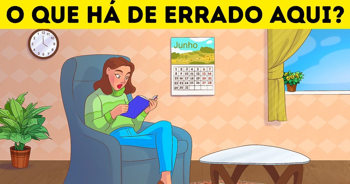 Teste: Tente encontrar os erros nestas 10 imagens