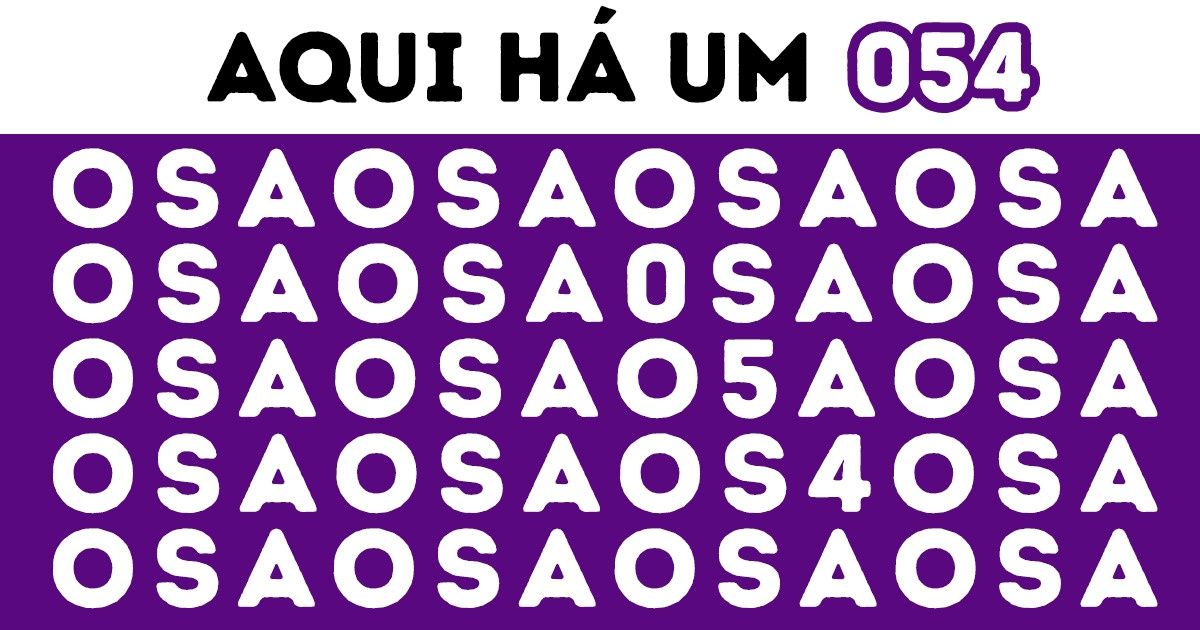 Teste: Desafie sua mente com estas 15 charadas visuais em menos de 7 segundos